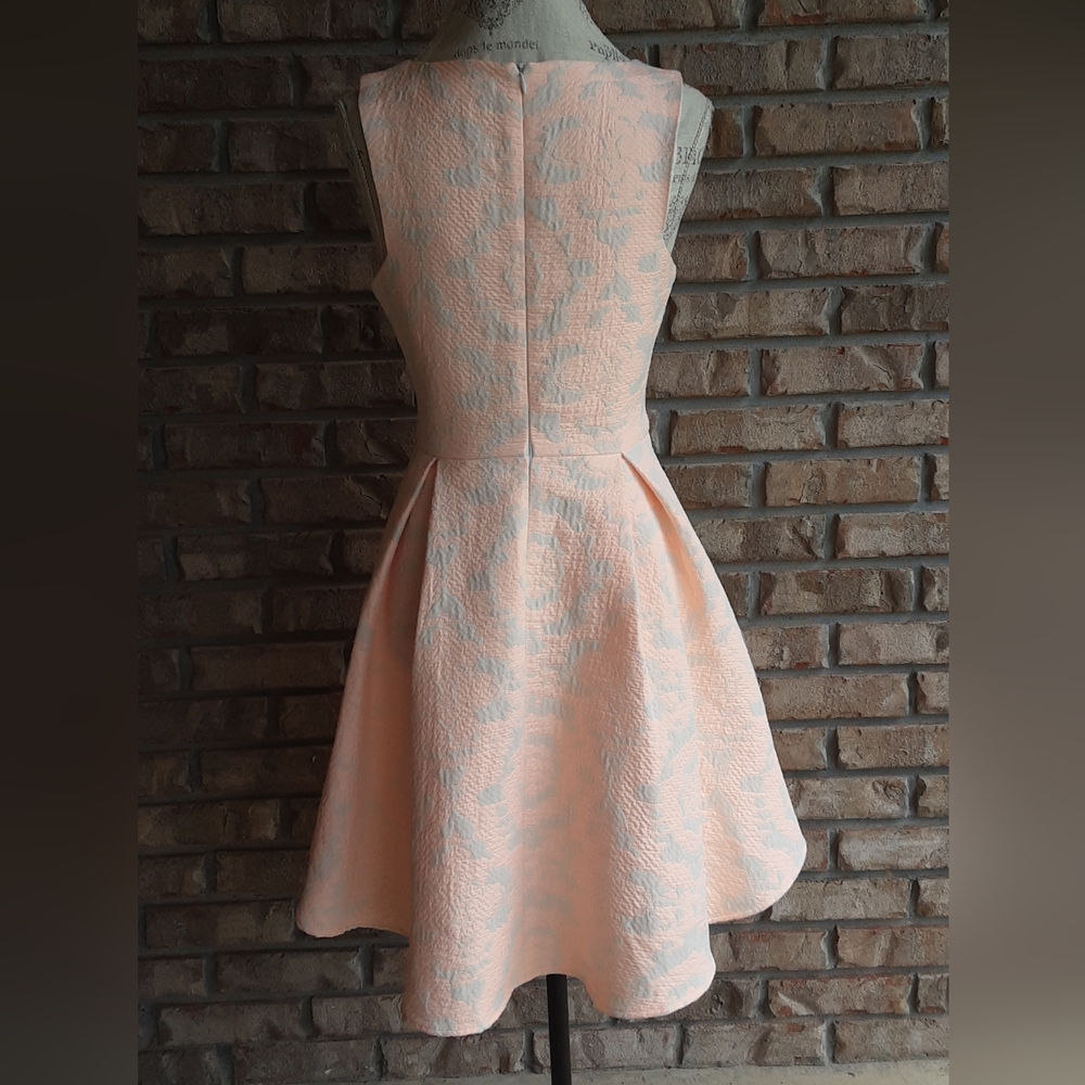 Hutch Anthropologie Jacquared Sleeveless V-Neck A-Line Mini Dress - Picture 5 of 7
